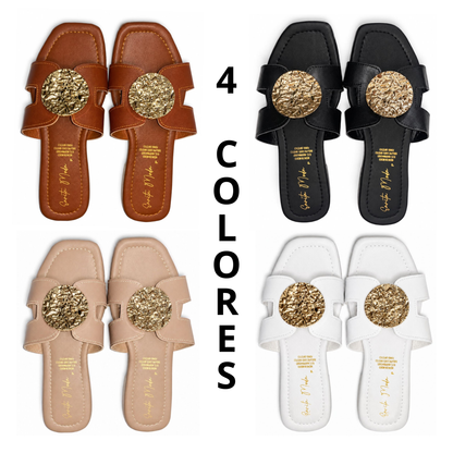 Sandalias de Piso Premium para Mujer Cómodas y Estilosas con Diseño Casual Perfectas para Uso Diario 006